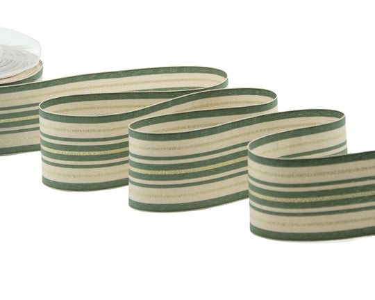 stripe rigato 55 mm verde inglese