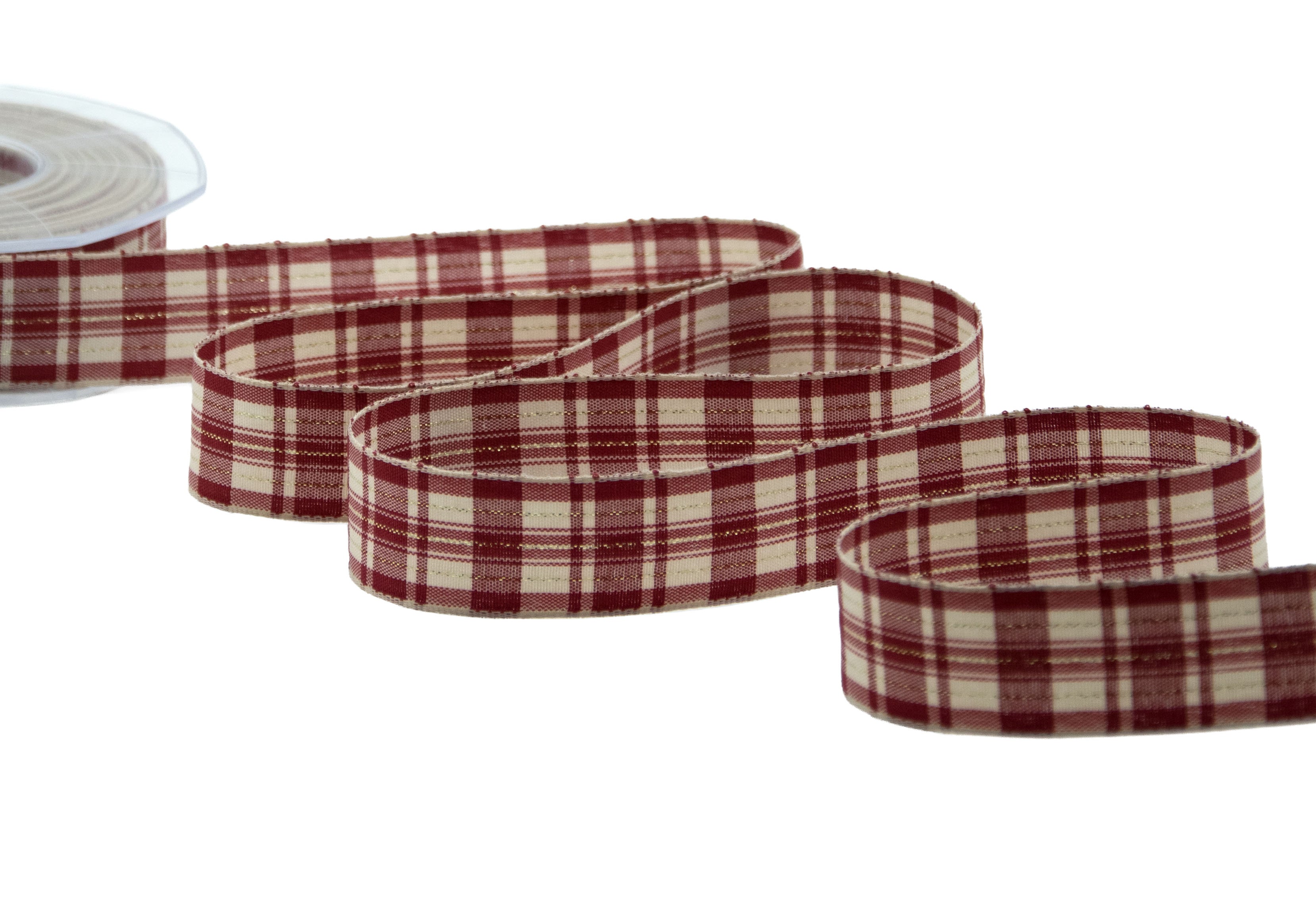 tartan scozzese 25 mm amaranto