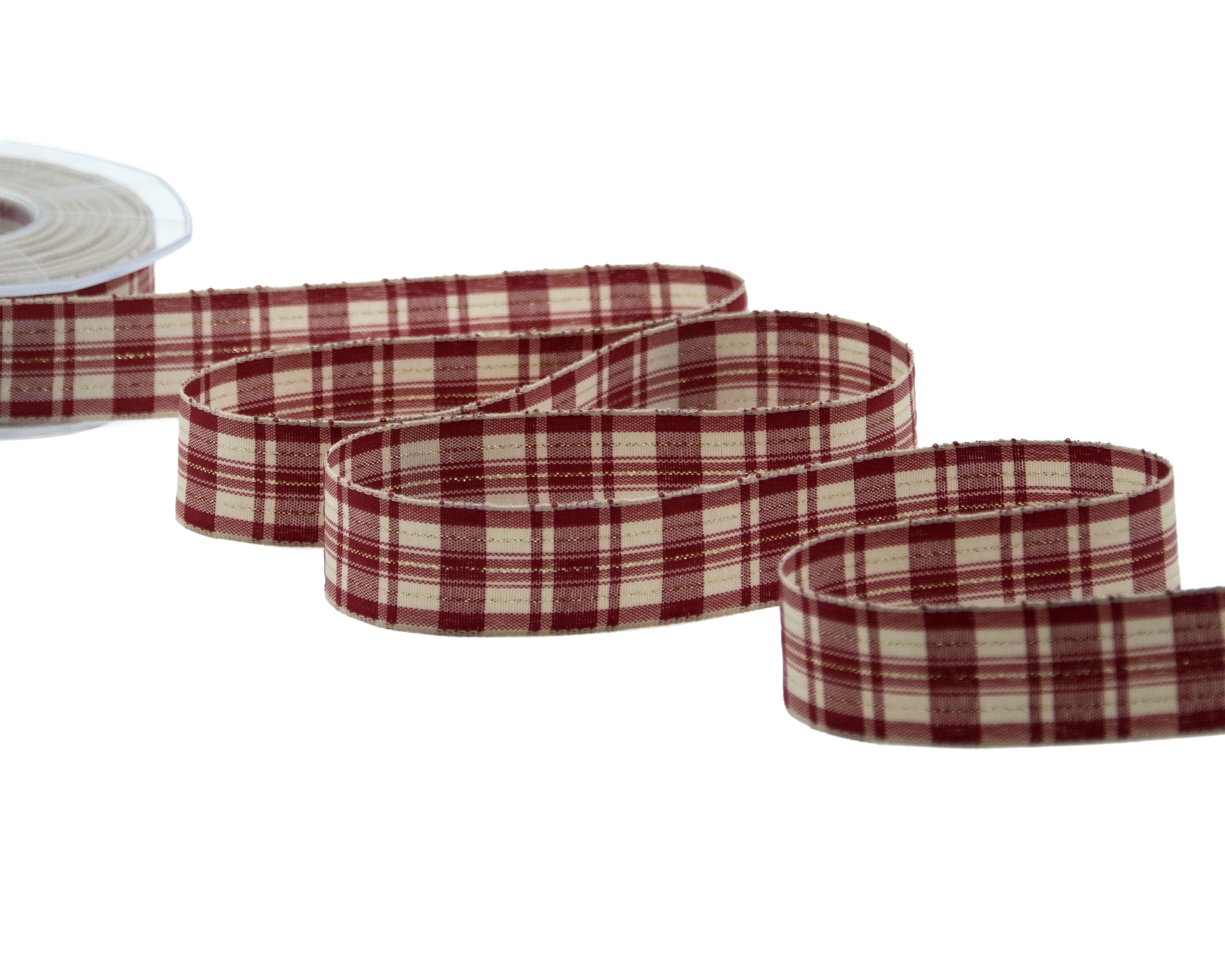 tartan scozzese 25 mm amaranto