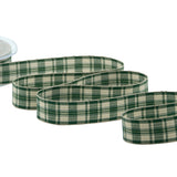 tartan scozzese 25 mm verde inglese