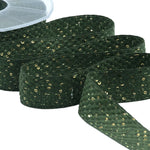 paillettes 25 mm verde inglese