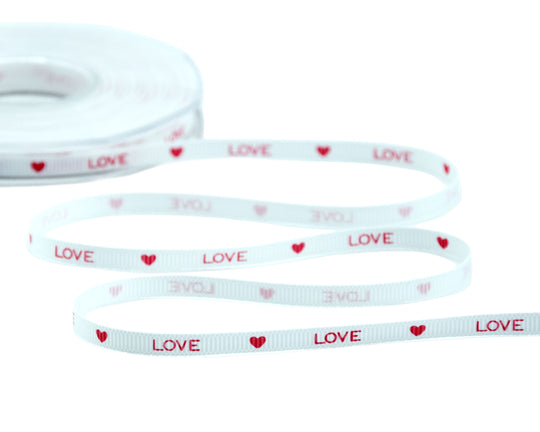 Gros Grain 6 mm Love