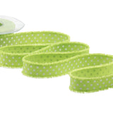 Sfrangiato Stampa Serig. 23 mm Verde Pistacchio