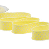 Serig à imprimé frangé. 38 MM Jaune