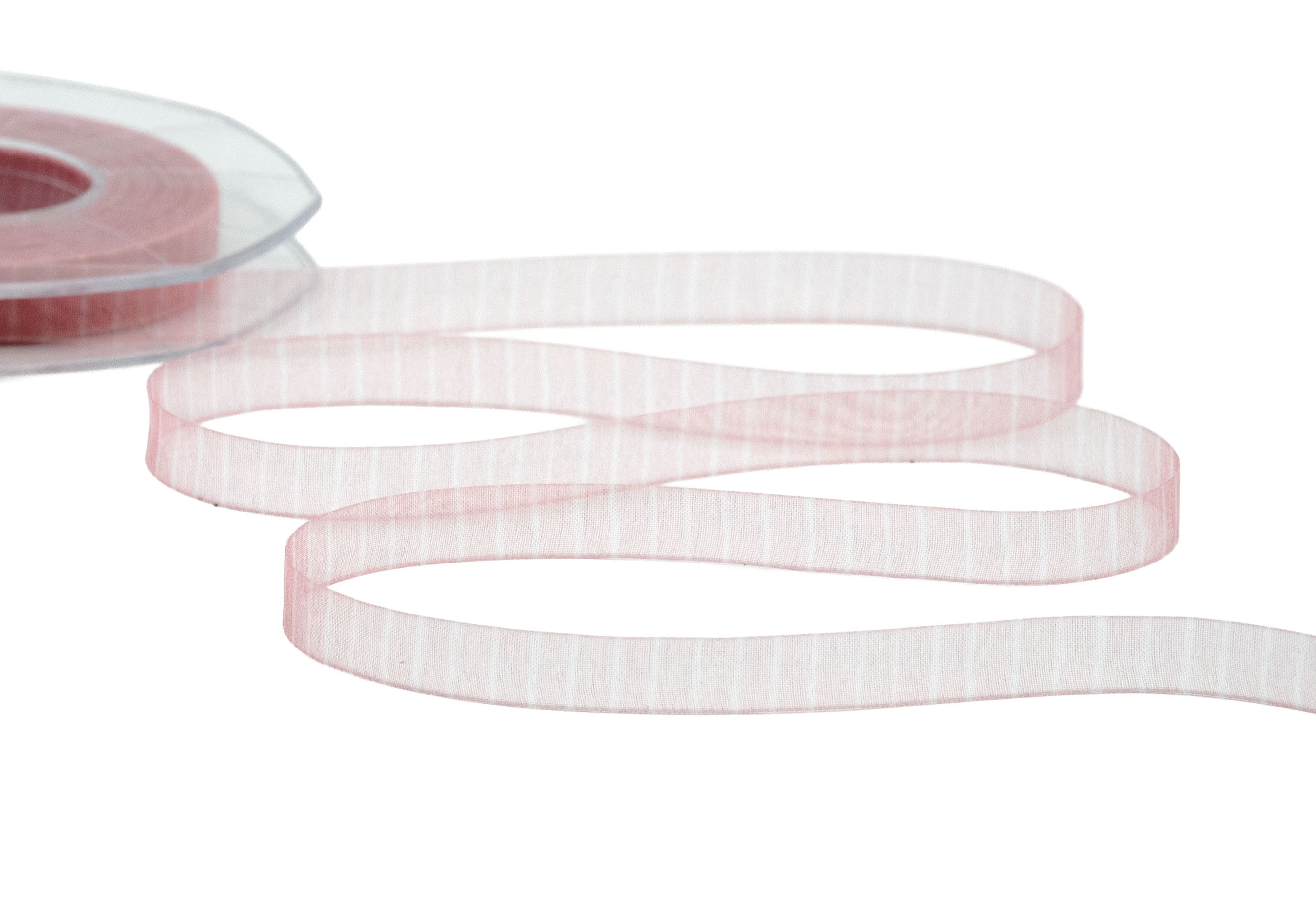 organza sfumata 10 mm stampa rosa baby