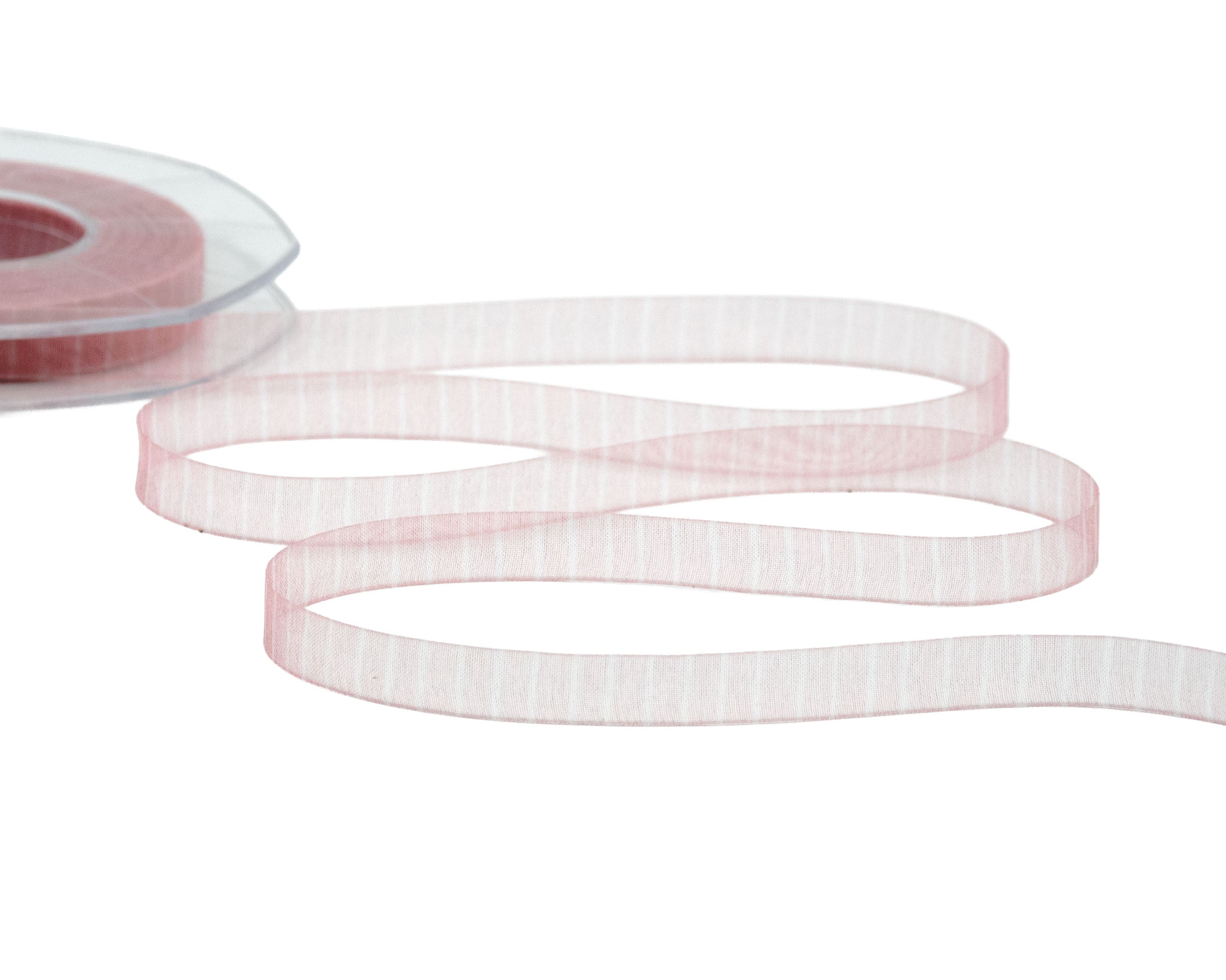 organza sfumata 10 mm stampa rosa baby