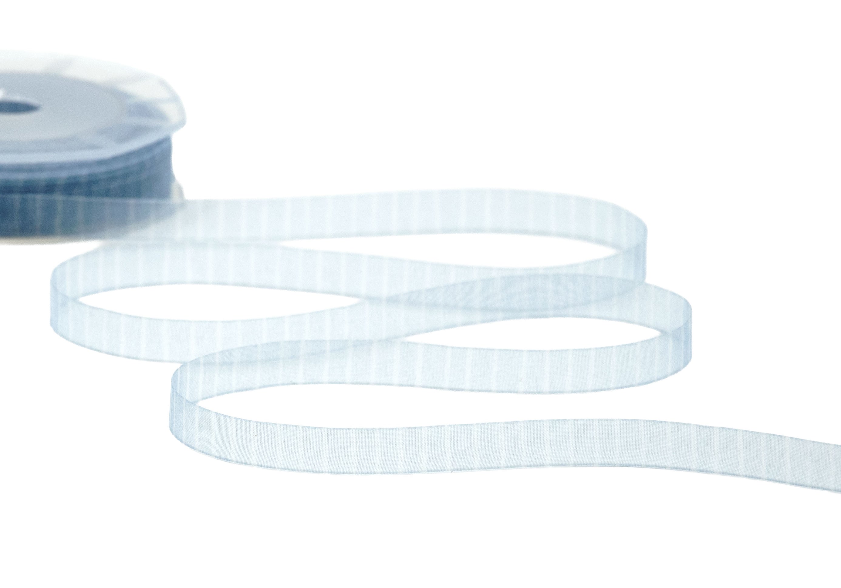 organza sfumata 10 mm stampa azzurro baby