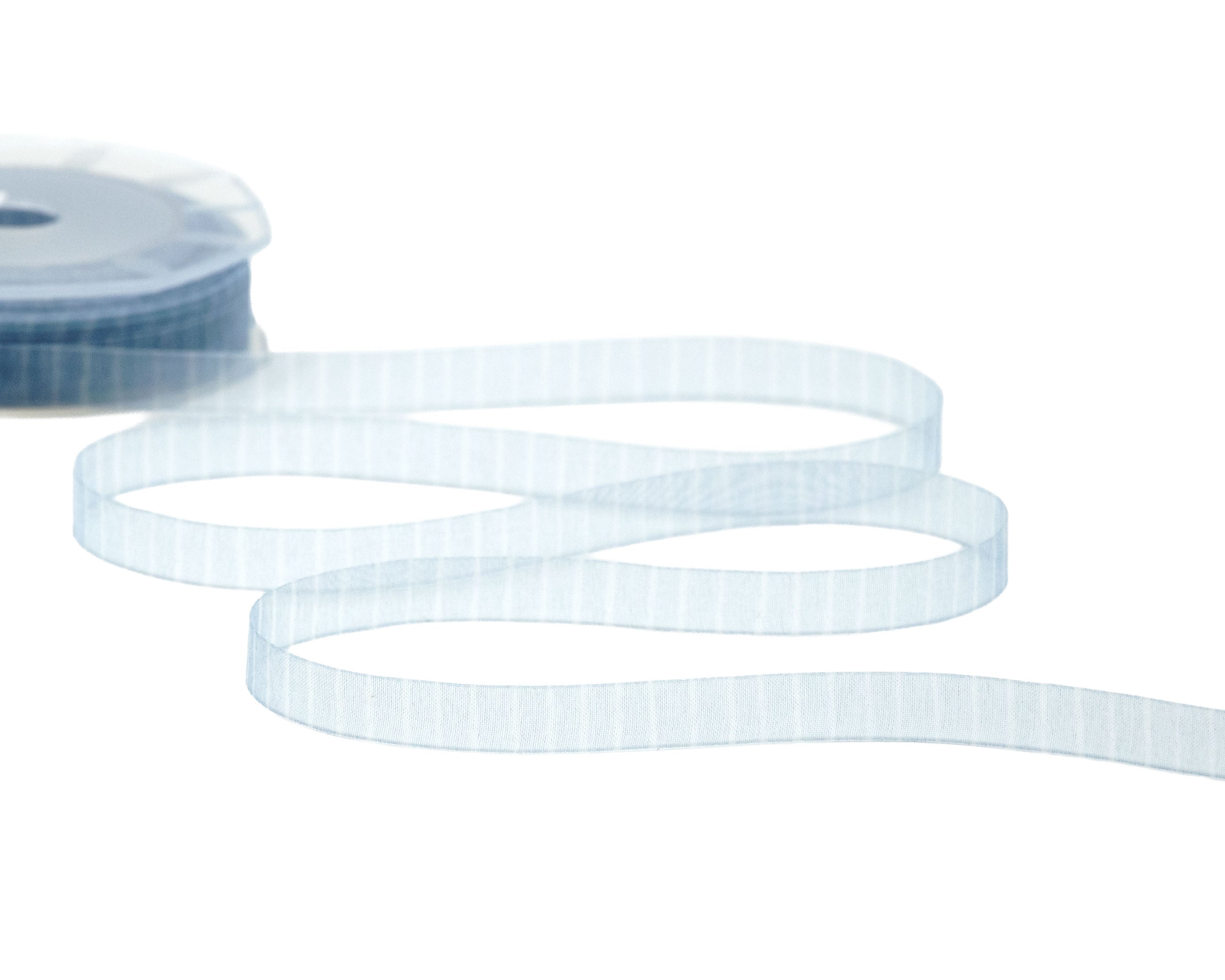 organza sfumata 10 mm stampa azzurro baby