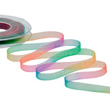organza sfumata 10 mm stampa arcobaleno