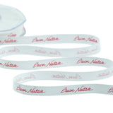 Polycotton 10 mm White Leaves