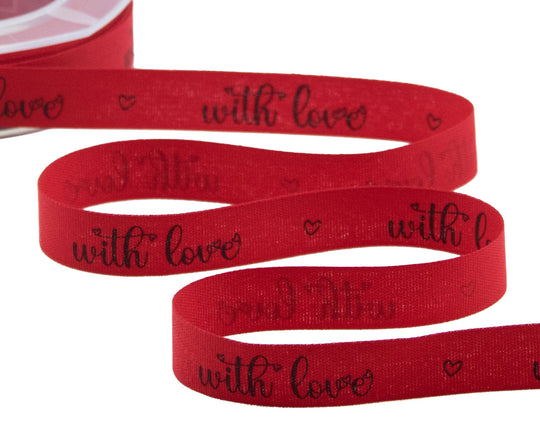 Polycoton 15 mm With Love Rouge
