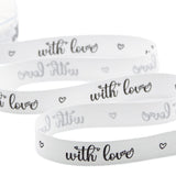 Polycoton 15 mm With Love Noir