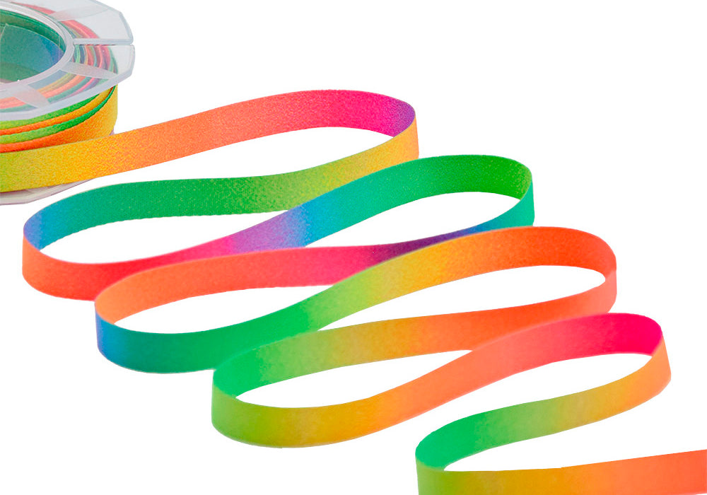 raso seta 10 mm stampa arcobaleno