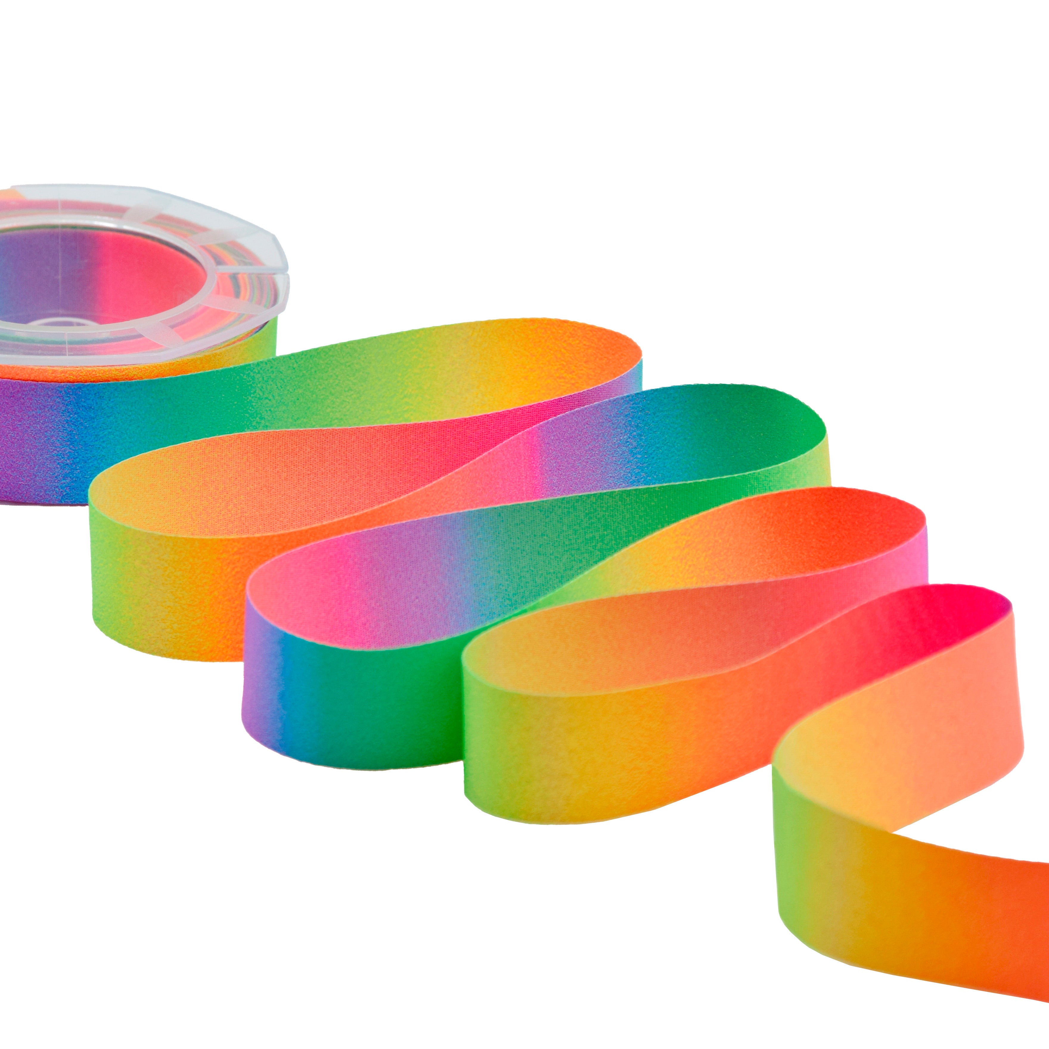 raso seta 25 mm stampa arcobaleno