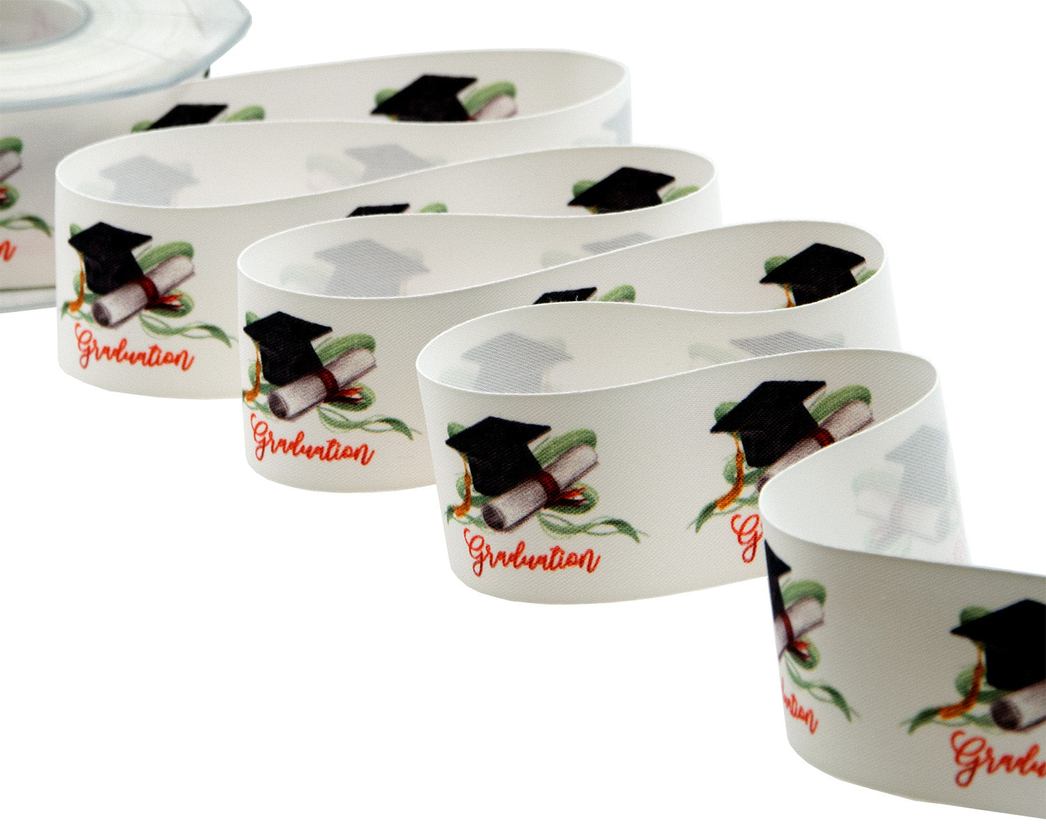 raso seta 40 mm stampa laurea