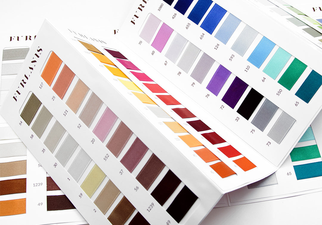 cartella colori doppio raso 