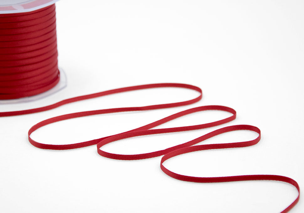 doppio raso tirante centrale 3 mm rosso