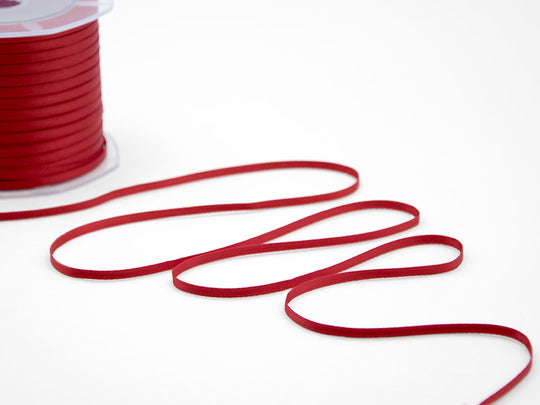 doppio raso tirante centrale 3 mm rosso
