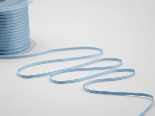 doppio raso tirante centrale 3 mm azzurro baby