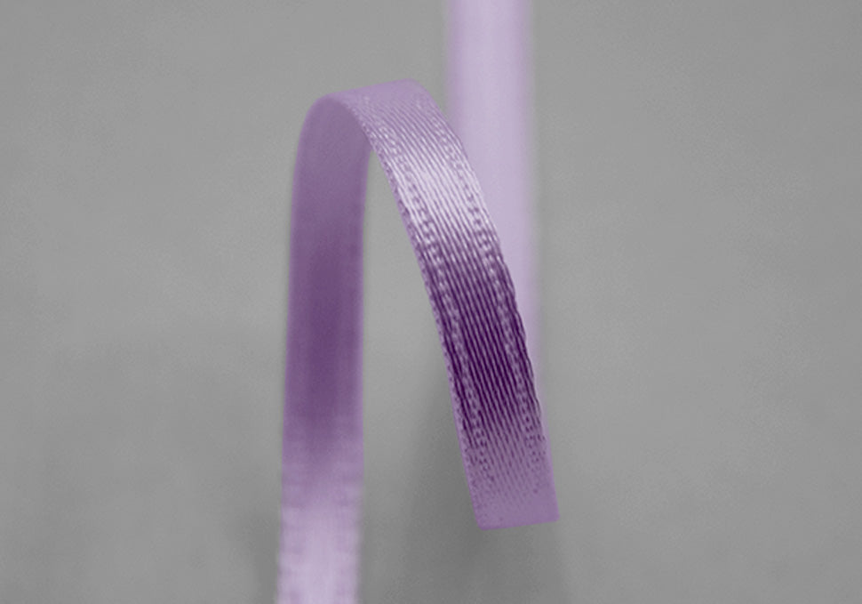doppio raso tirante centrale 3 mm lillà