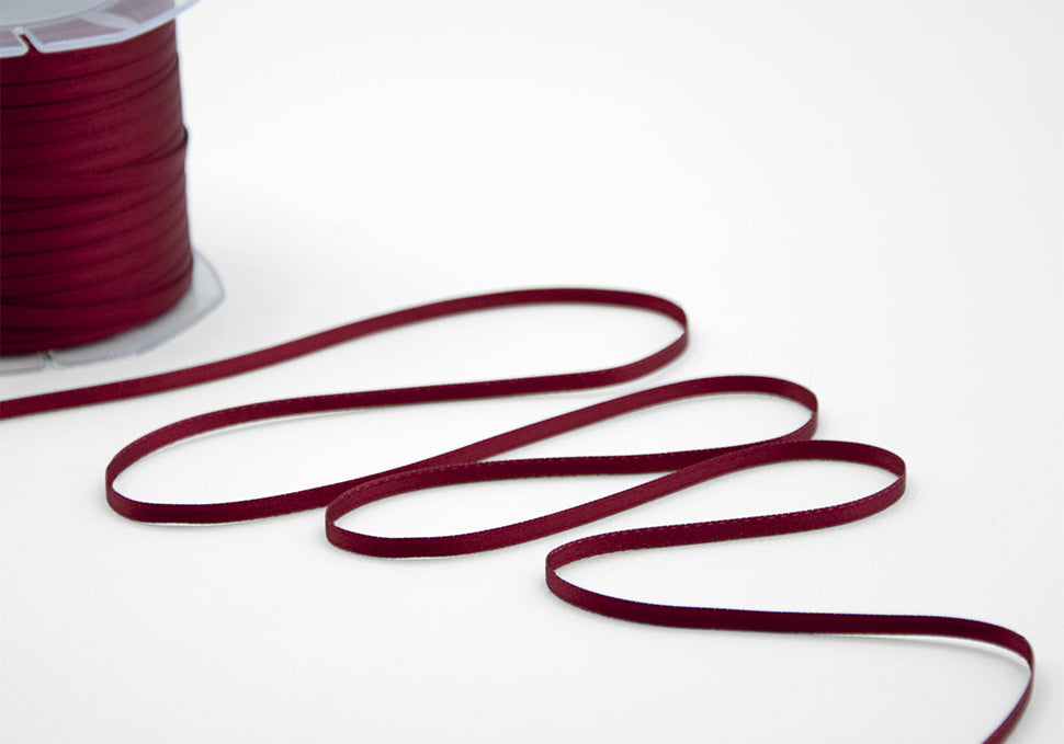 doppio raso 3 mm bordeaux