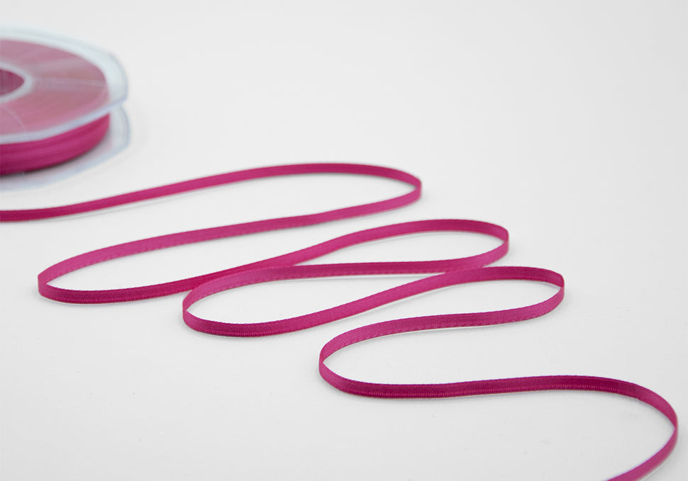 doppio raso 3 mm fuxia peonia