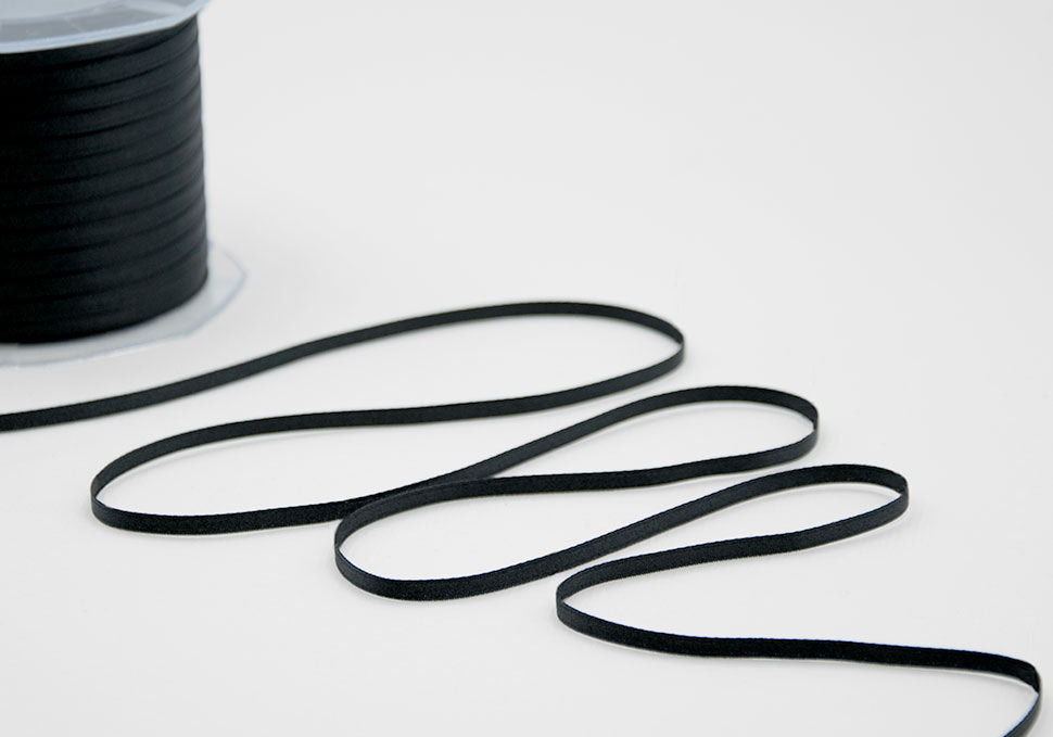 doppio raso 3 mm nero