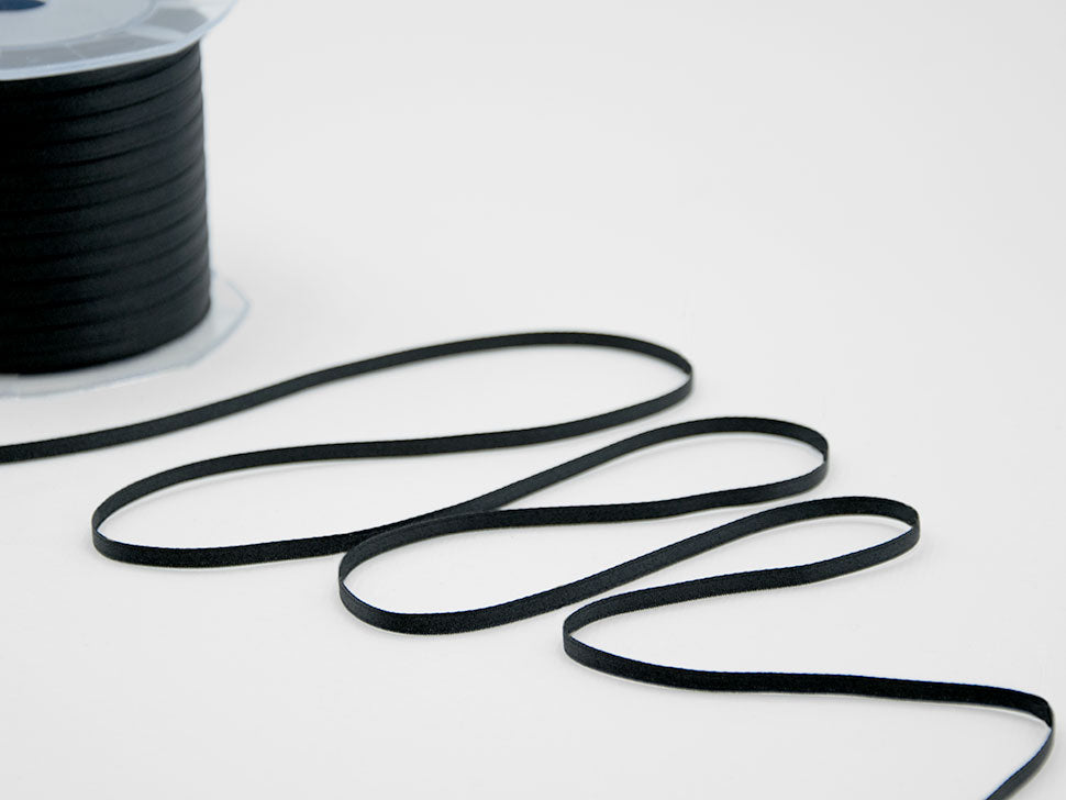 doppio raso 3 mm nero