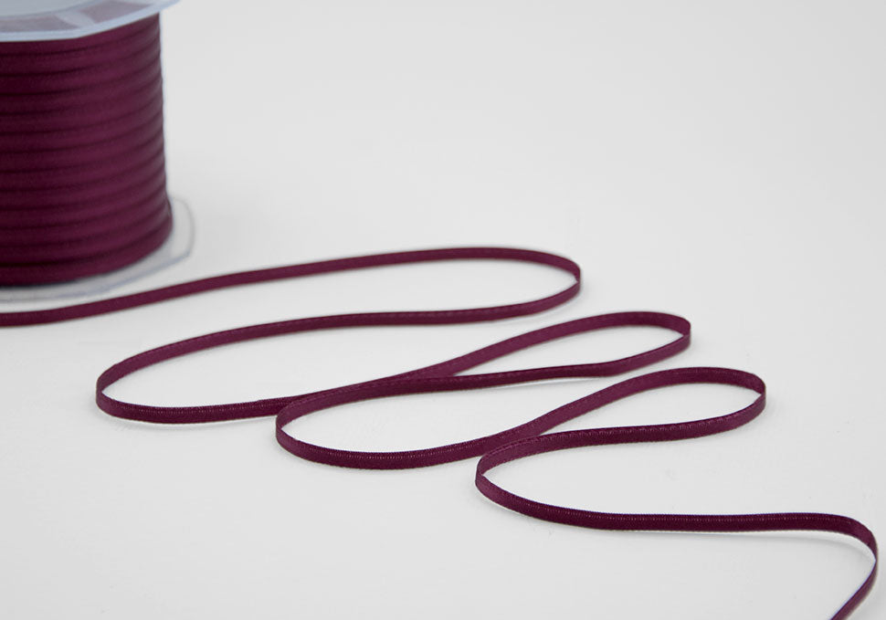 doppio raso 3 mm bordeaux scuro