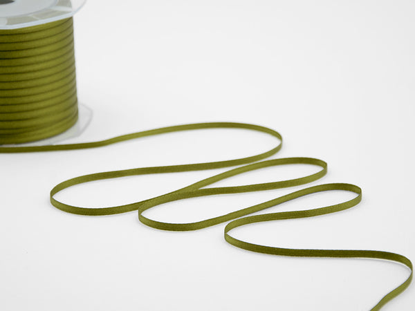 Double Satin 3mm moss green