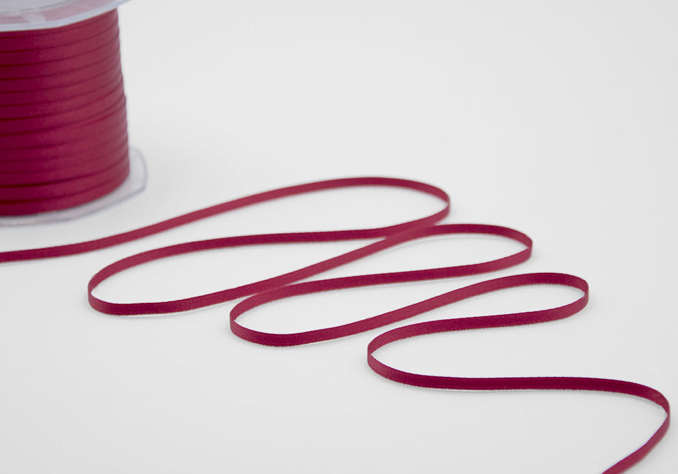 doppio raso 3 mm amaranto
