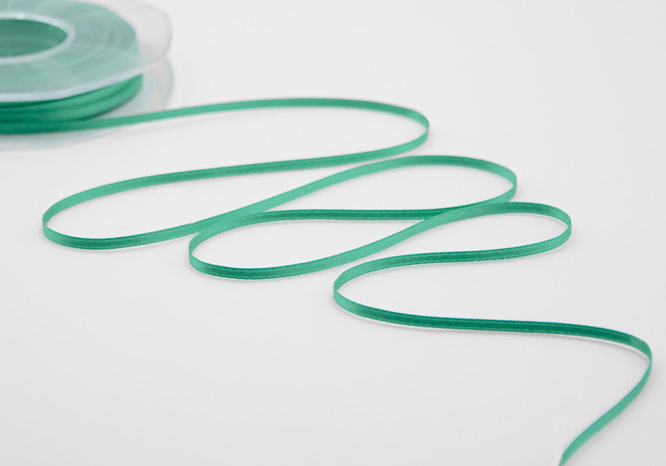 doppio raso 3 mm verde smeraldo