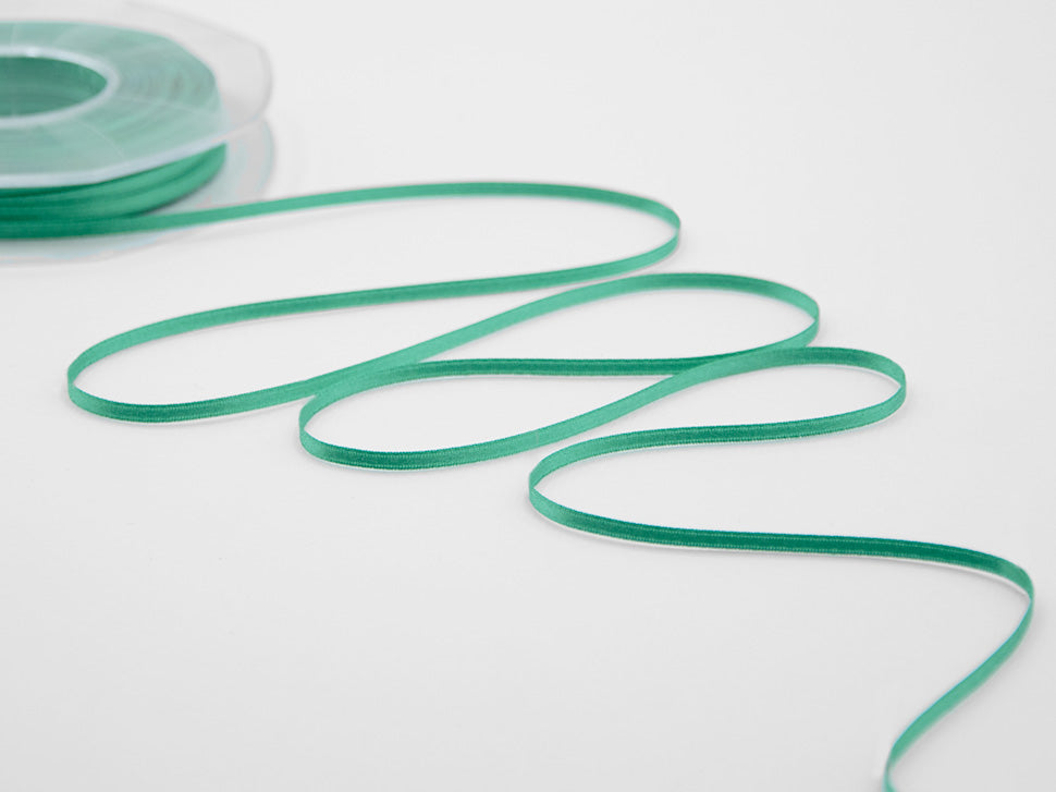doppio raso 3 mm verde smeraldo