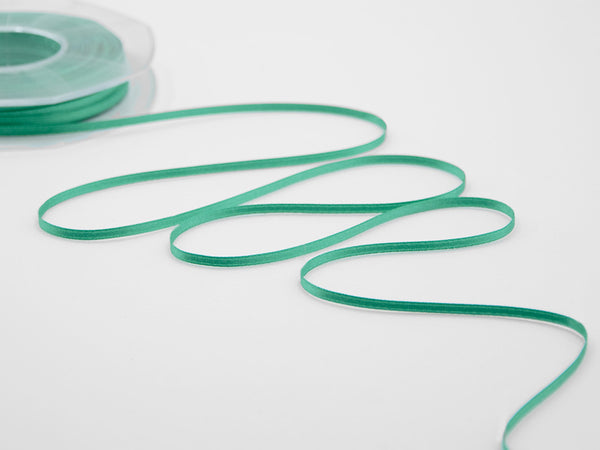 Double Satin 3mm emerald green