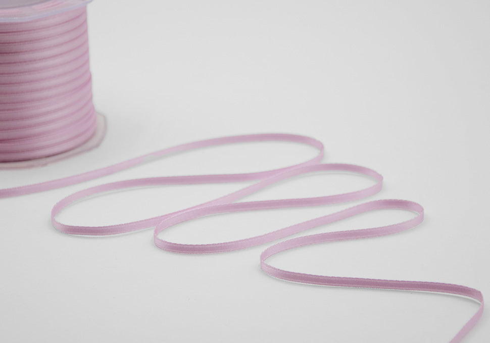 doppio raso 3 mm lilla/rosa