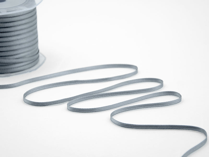 Double Satin 3mm dark grey