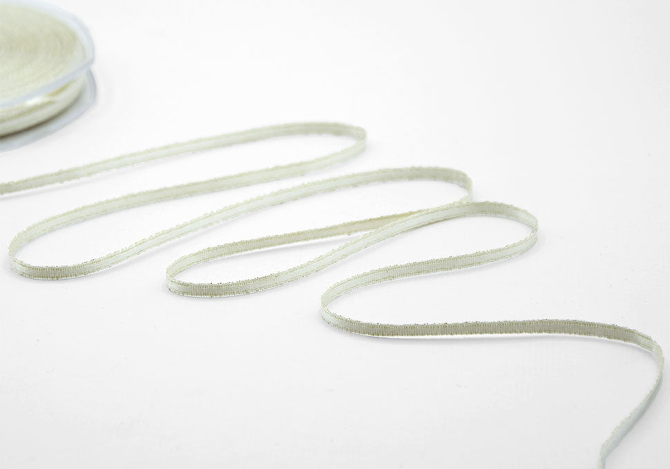 doppio raso lamè 3 mm oro