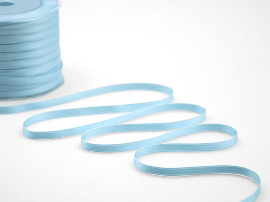 doppio raso tirante centrale 6 mm azzurro baby