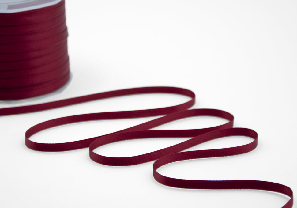 doppio raso 6 mm bordeaux