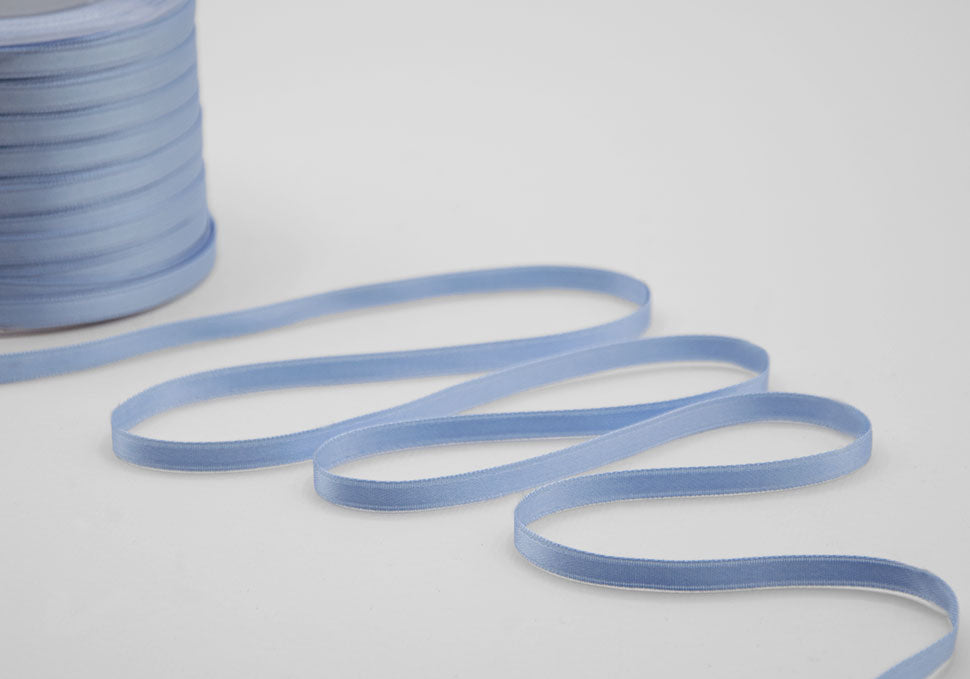doppio raso 6 mm blu chiaro