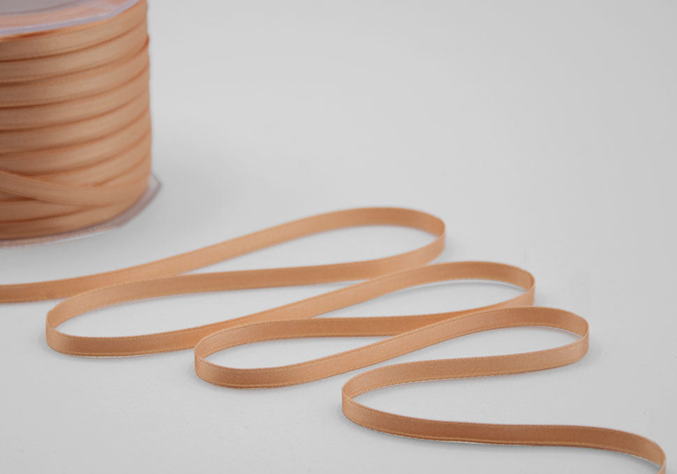 doppio raso 6 mm arancio albicocca