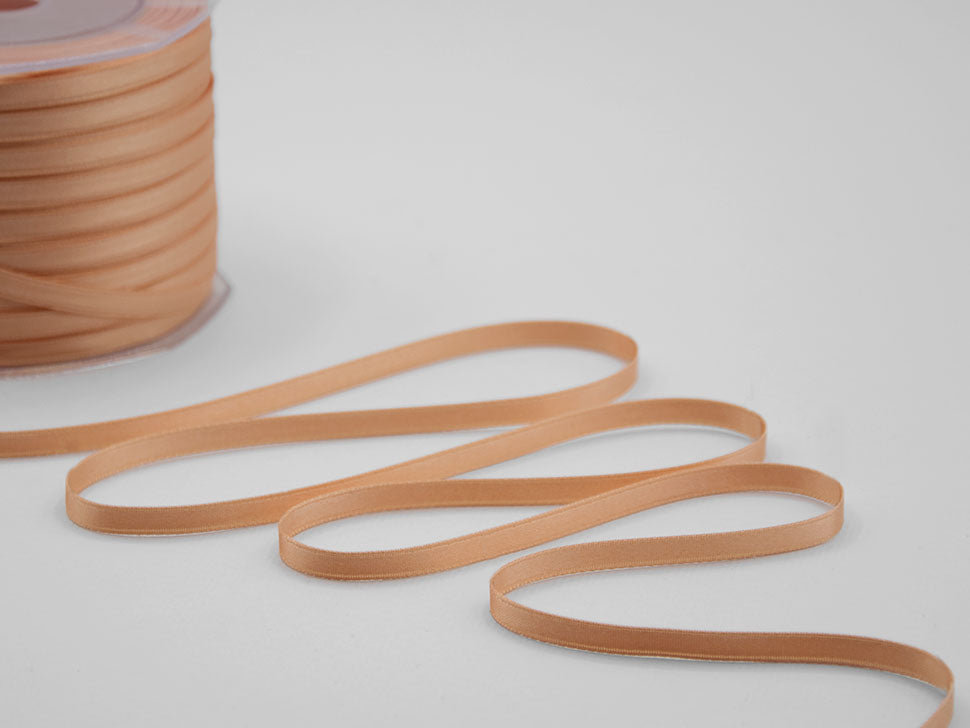 doppio raso 6 mm arancio albicocca