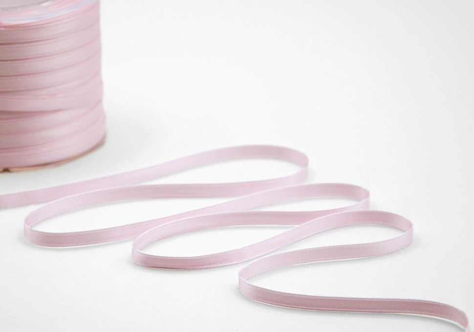 doppio raso 6 mm rosa baby