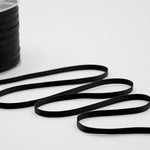 doppio raso 6 mm nero