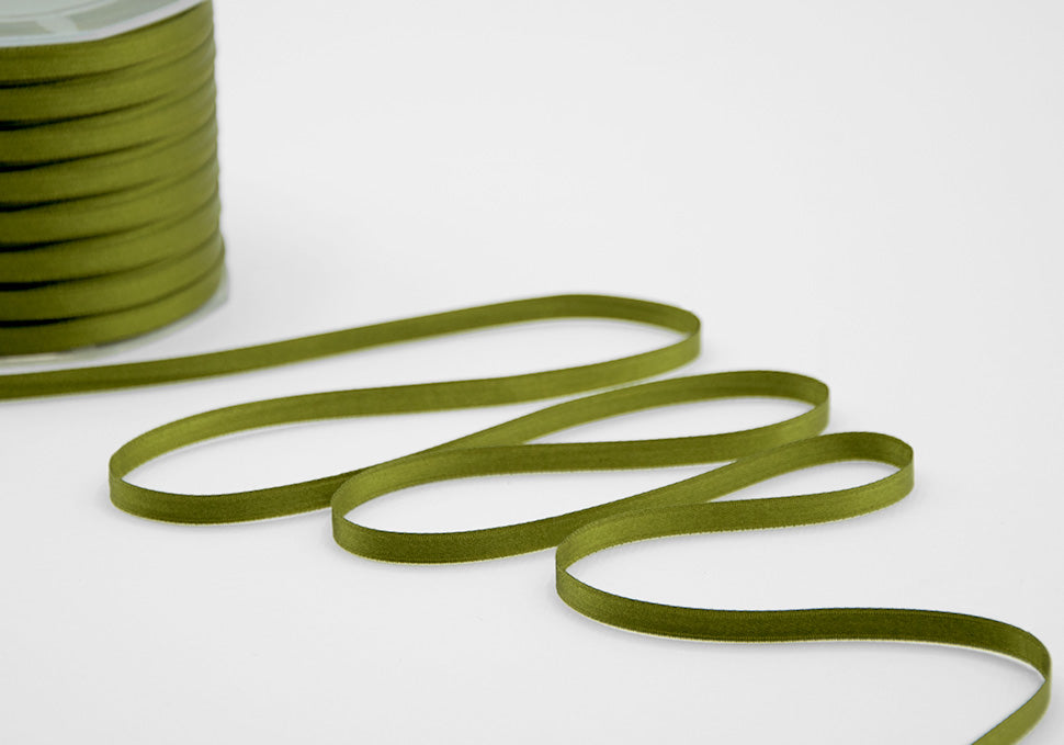 doppio raso 6 mm verde muschio