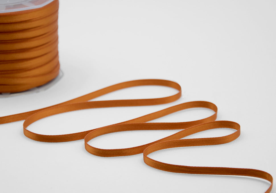 doppio raso 6 mm arancio scuro