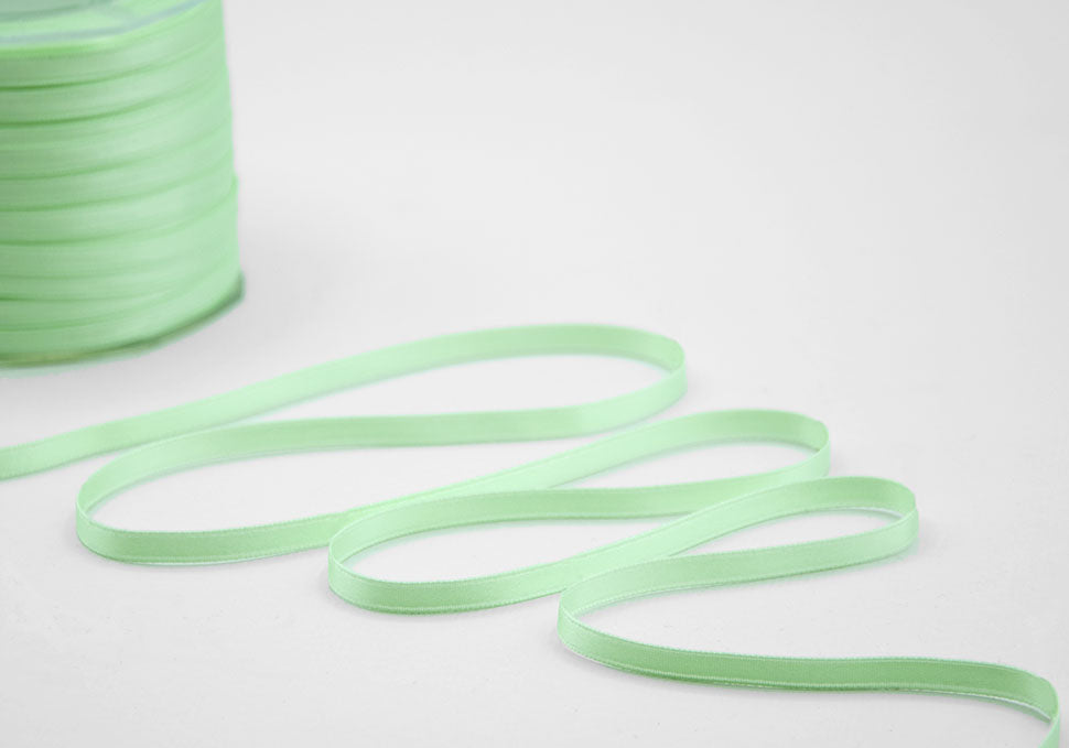 doppio raso 6 mm verde menta