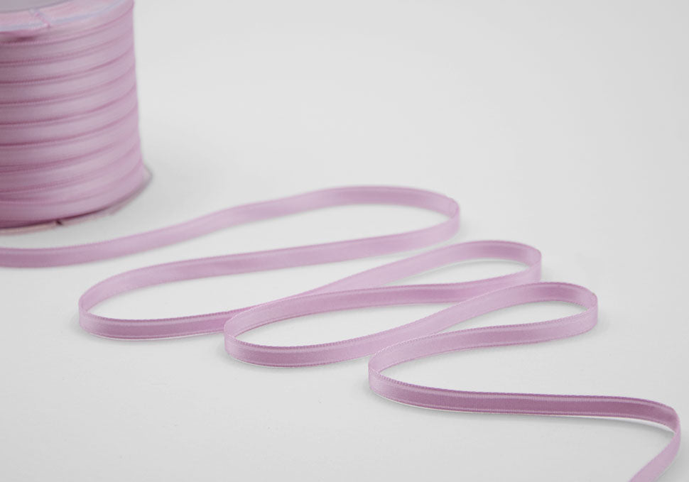 doppio raso 6 mm lilla/rosa