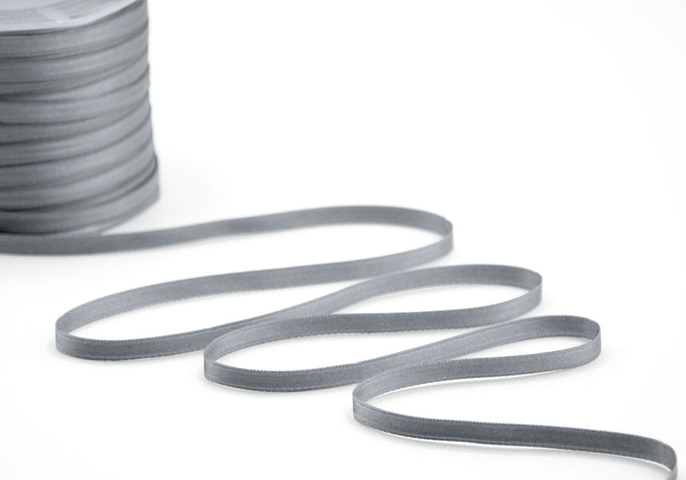 doppio raso 6 mm grigio scuro
