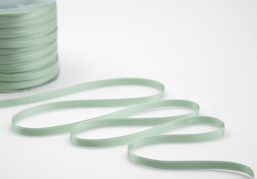 doppio raso 6 mm verde mare